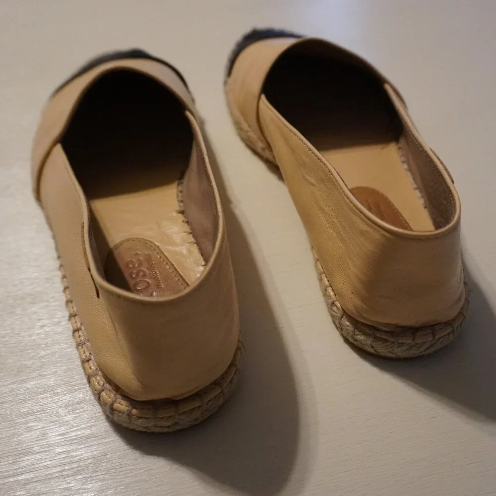Anthropologie ~ Mint & Rose ~ Size 39 Cap‎ toe Espadrilles